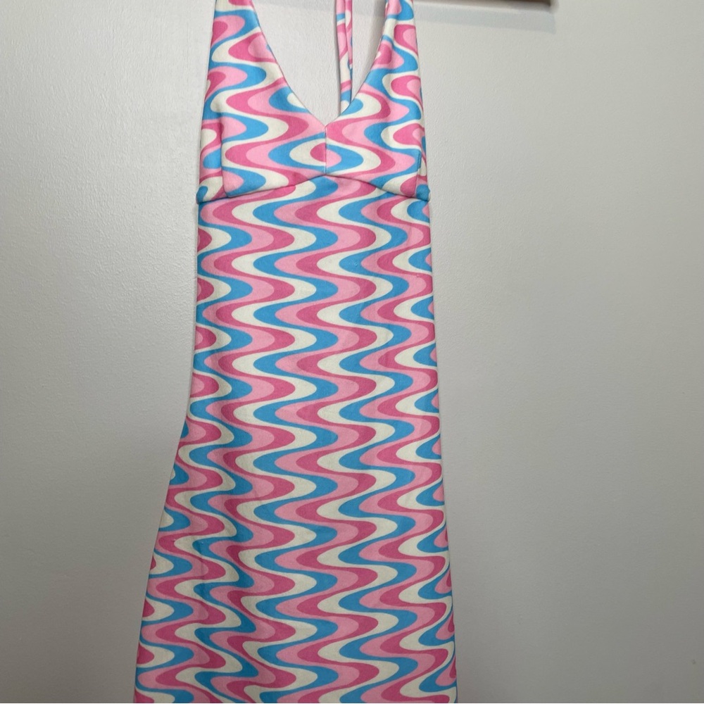Frankies Bikinis DEV TERRY HALTER DRESS - Picture 5 of 8